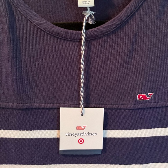 Vineyard Vines girls blue & white strip sleeveless dress ( NWT) - Picture 5 of 15